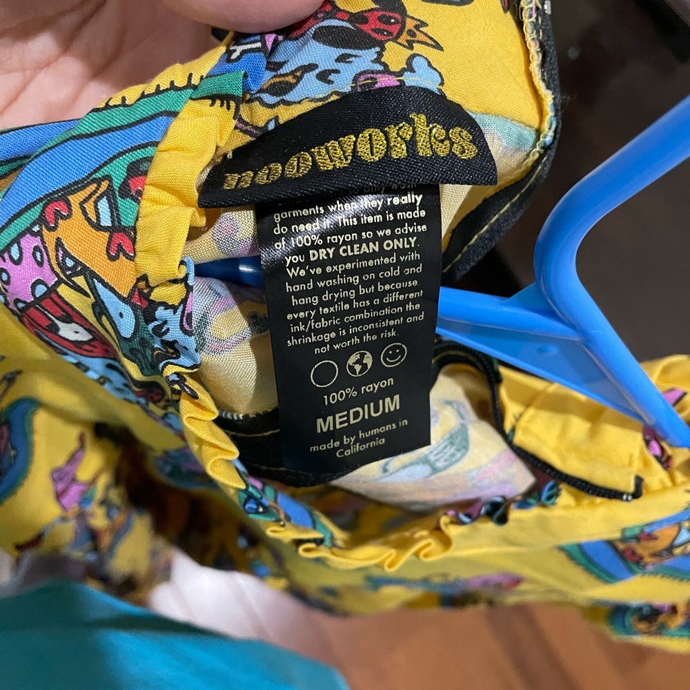 Women’s Nooworks Dog Party Print Dress in Stevie Style, size M. - Picture 7 of 7